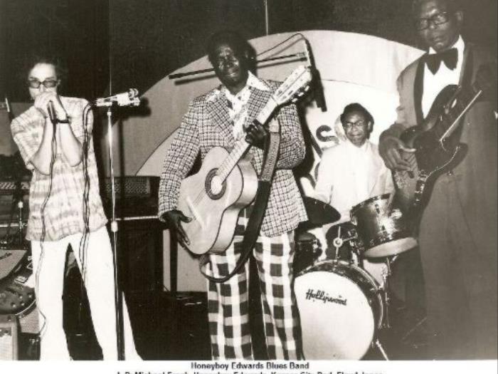 David "Honeyboy" Edwards and Michael Frank