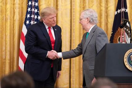 Donald Trump, Mitch McConnell, White House